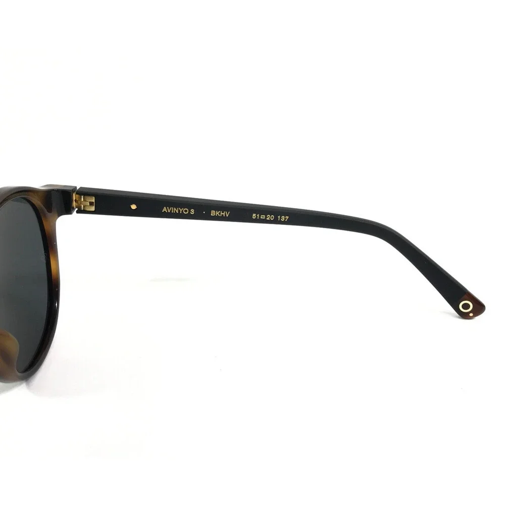 Etnia Barcelona Sunglasses AVINYO 3 BKHV Black Havana with Gray Polarized Lenses